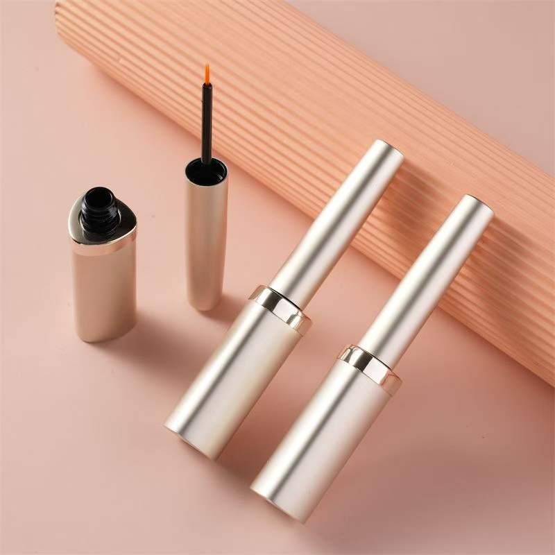 Luxury 5ml aluminum eyelash serum tube eyeliner glue bottle