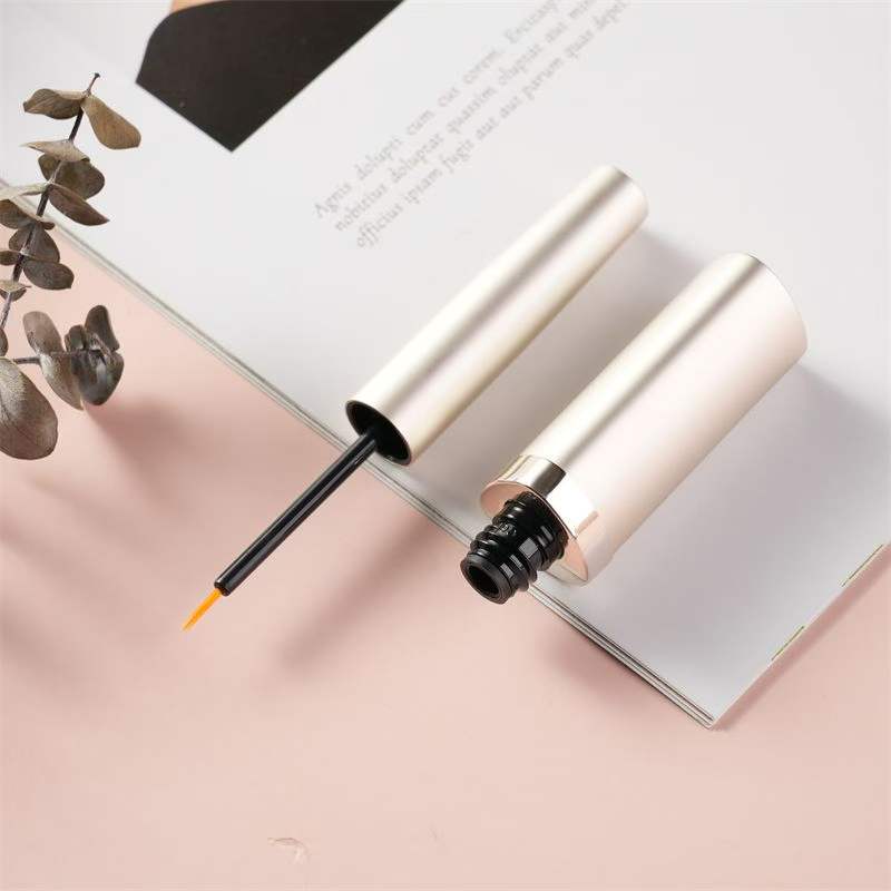 Luxury 5ml aluminum eyelash serum tube eyeliner glue bottle