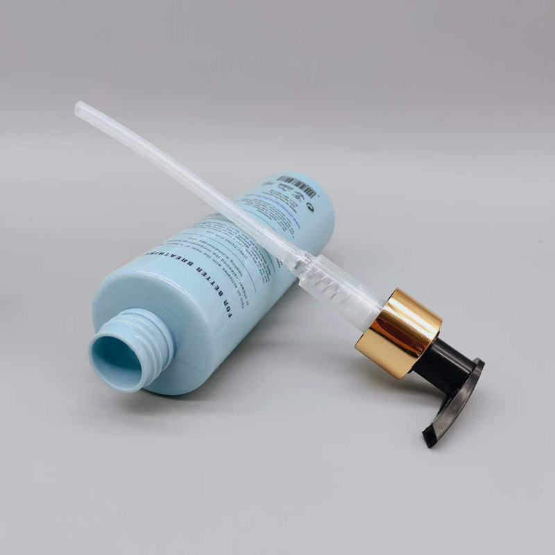 300ml pump bottle with pump head and tube disassembled