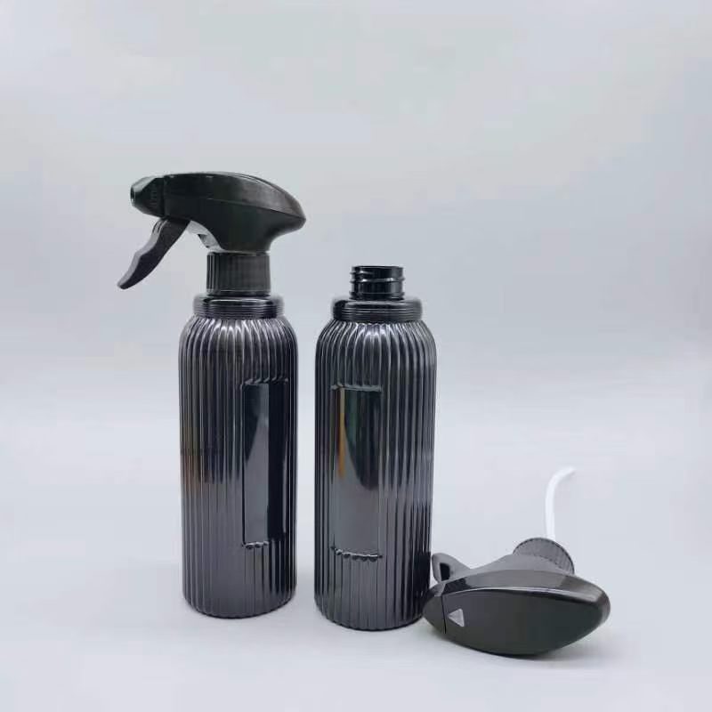350ml black spray bottle for personal care and skincare products